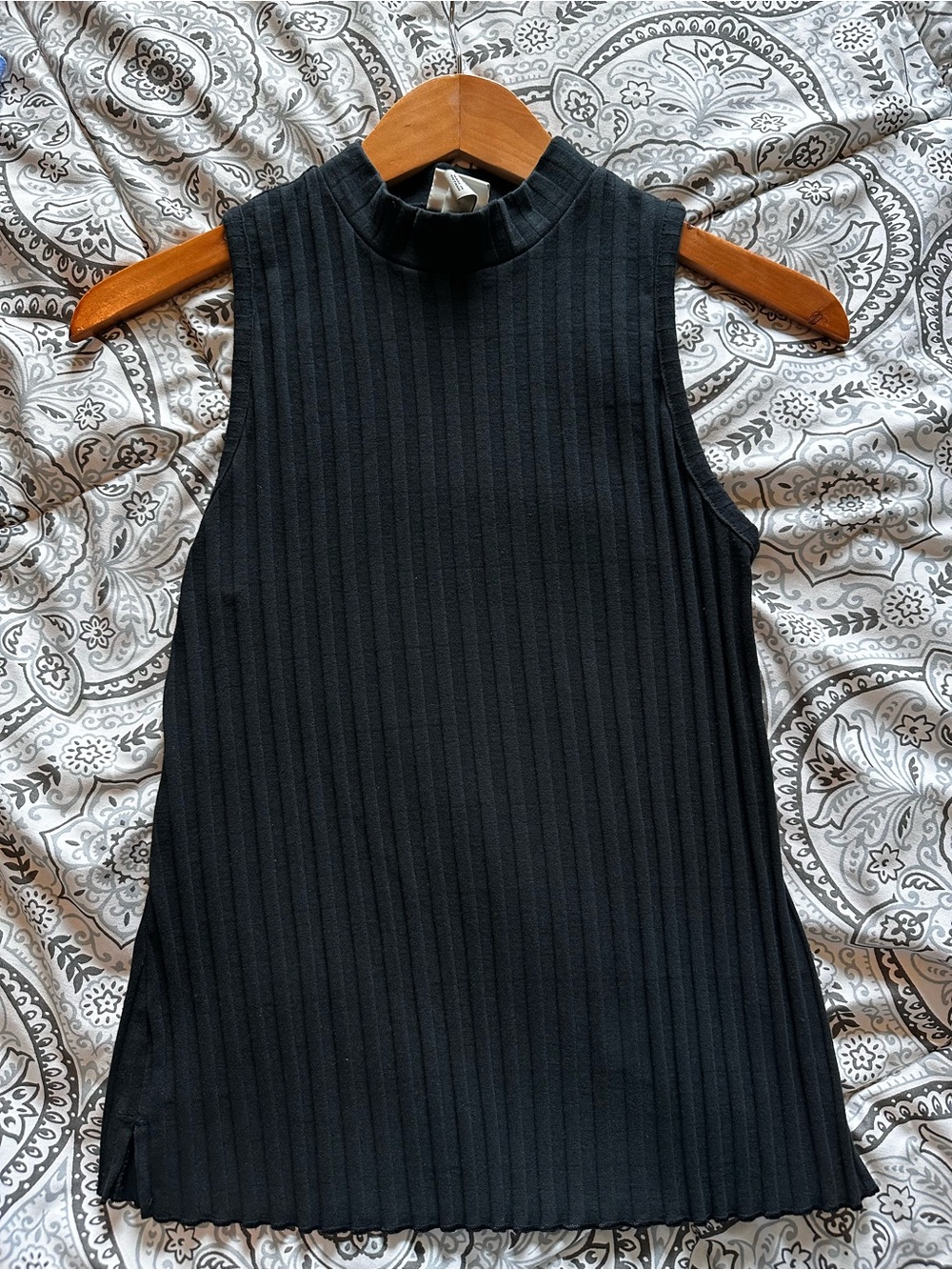 A new day mock neck ribbed tank